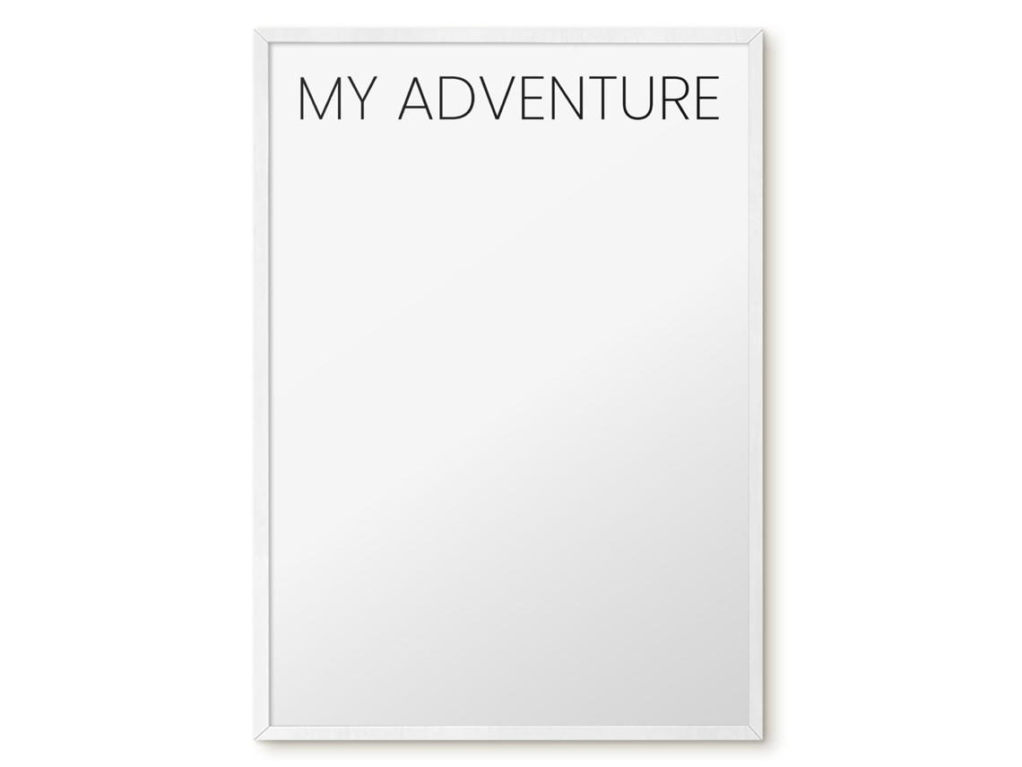 Magnetic Wall Board My Adventure For The Office Espelharte (50x70 Cm)