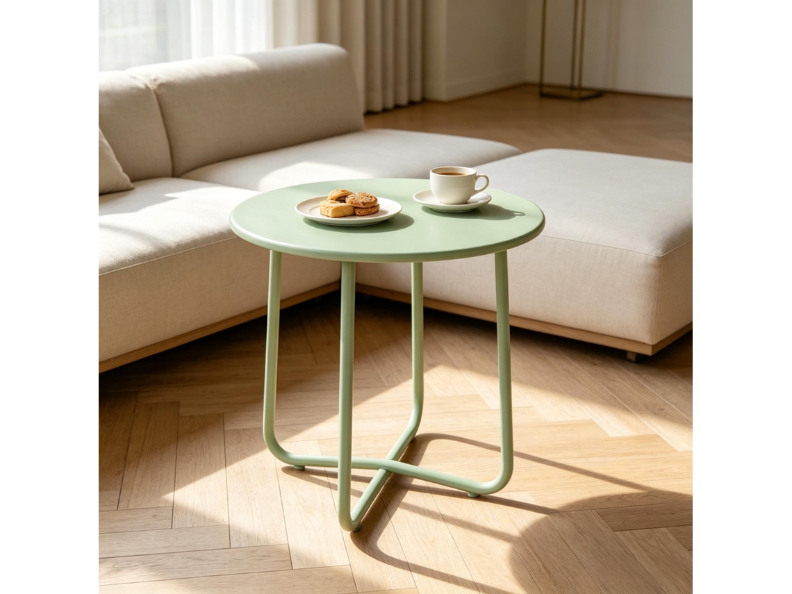 Mesa Exterior Com Estrutura Em X Para Terraço E Sala
