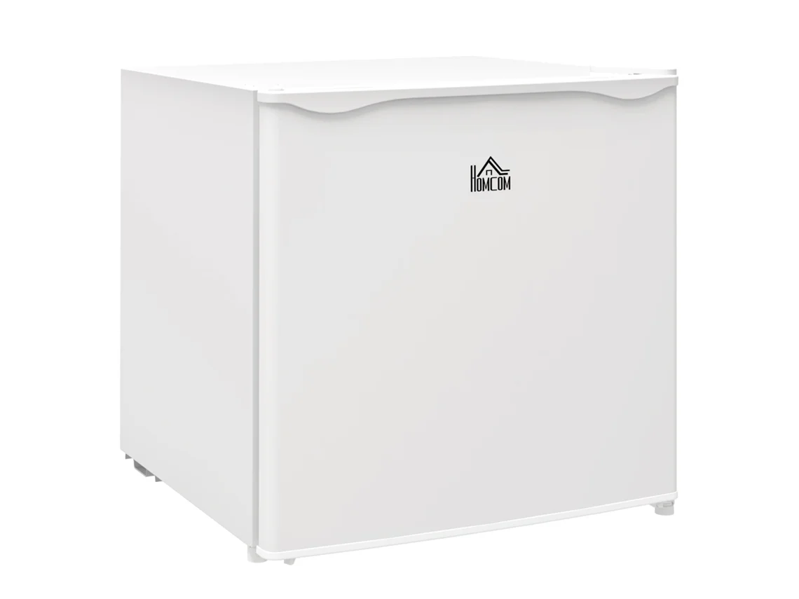 Mini Congelador Aço E Plástico Cor Branco 47x44,2x48,8 Cm Homcom