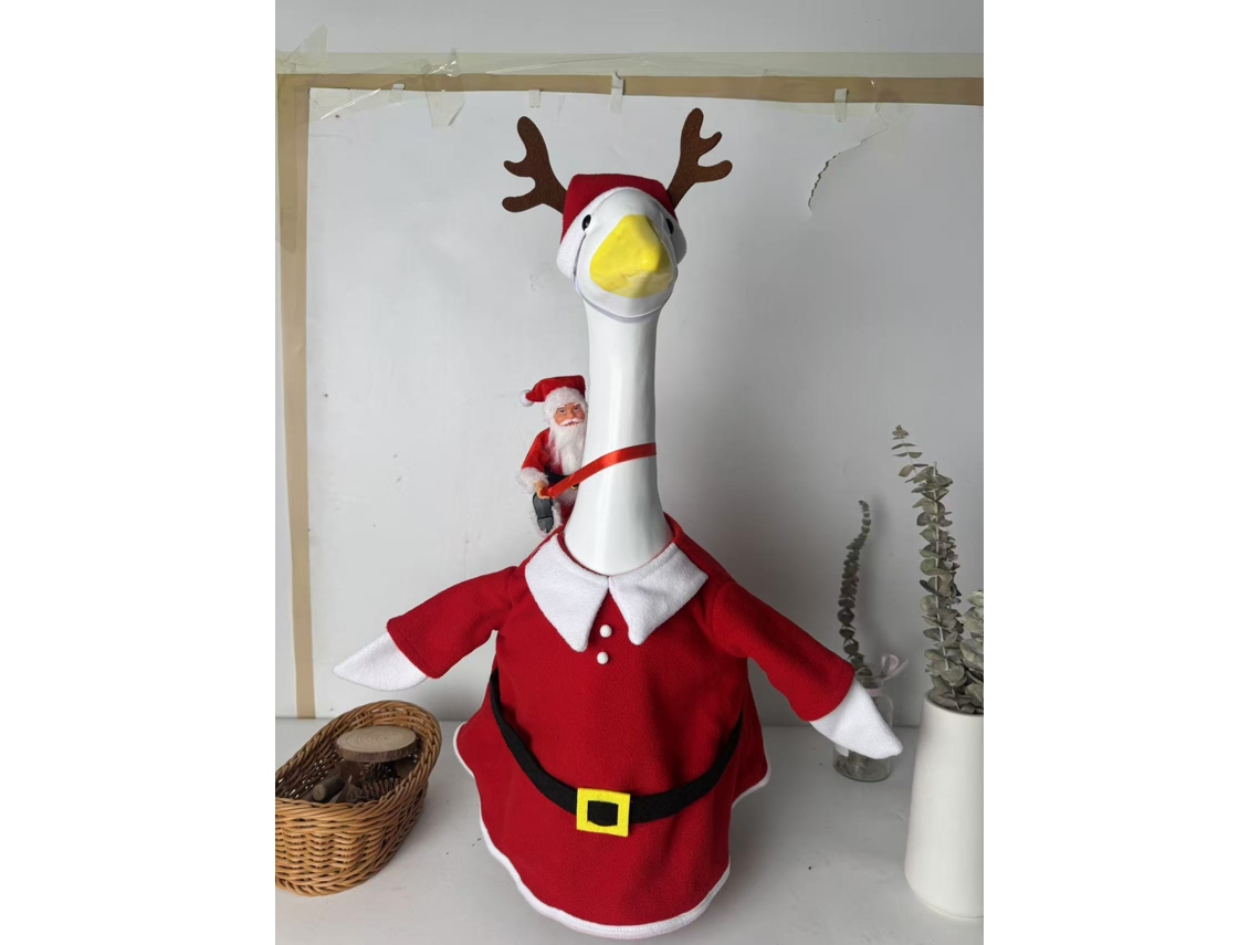 Laxiscreed Conjunto De Roupa De Natal Com Ordenha De Ganso Para 23 Polegadas, Capuz E Boneco, Malha Fleece