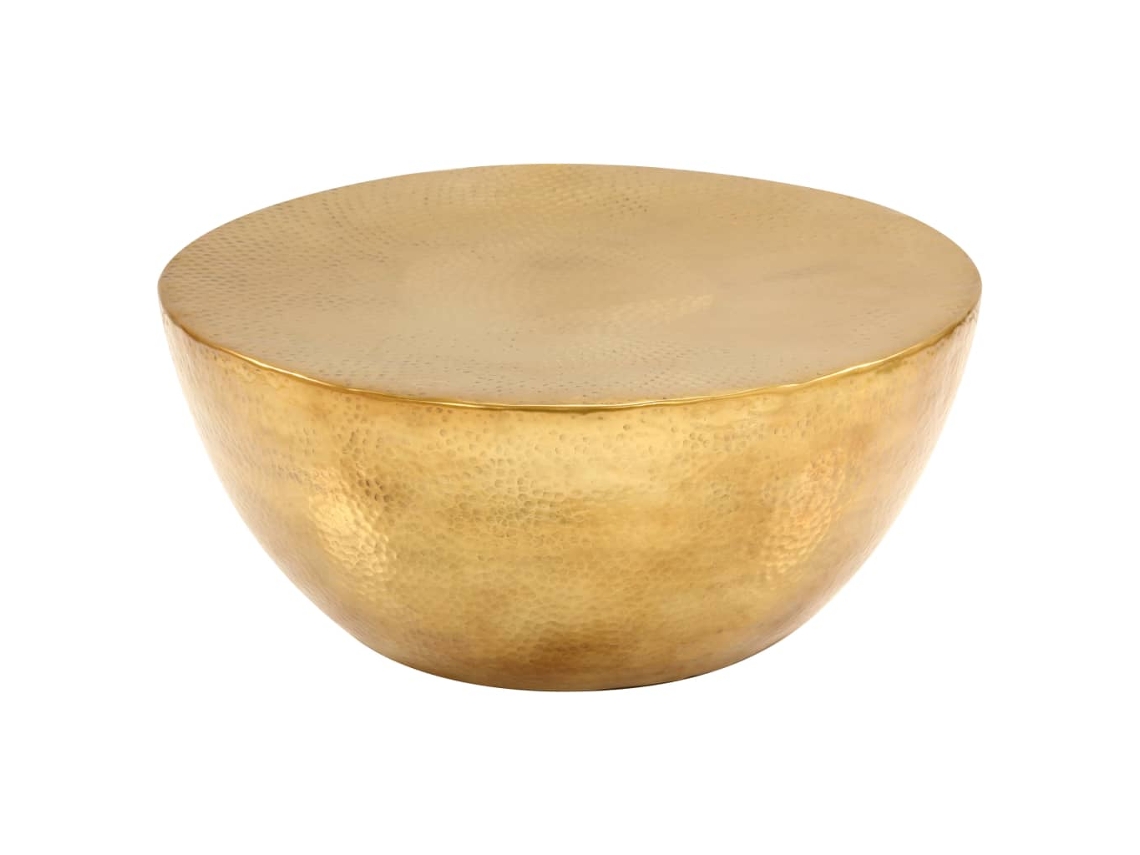 Mesa de Centro HARLANV1 Ø68 Cm Madeira Recuperada Maciça