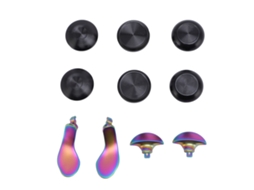 Conjunto de Manetes e Paddles Mali para Controle Xbox Series 2, 6 Manetes, 4 Paddles, 2 D-pads