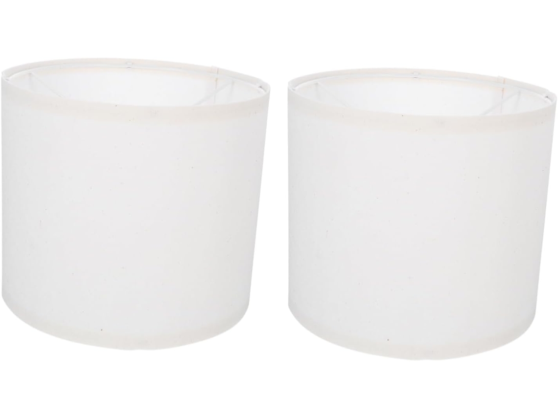 Conjunto De 2 Capas De Linho Para Abajur, Capas Para Luminária De Cabeceira, Luz Suave, Design Removível.