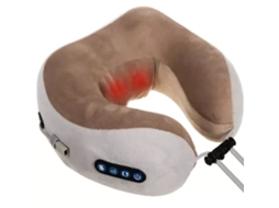 travesseiro De Aquecimento Para Pescoço Com Massagem Aquece E Massageia O Pescoço Cinza Slowmoose