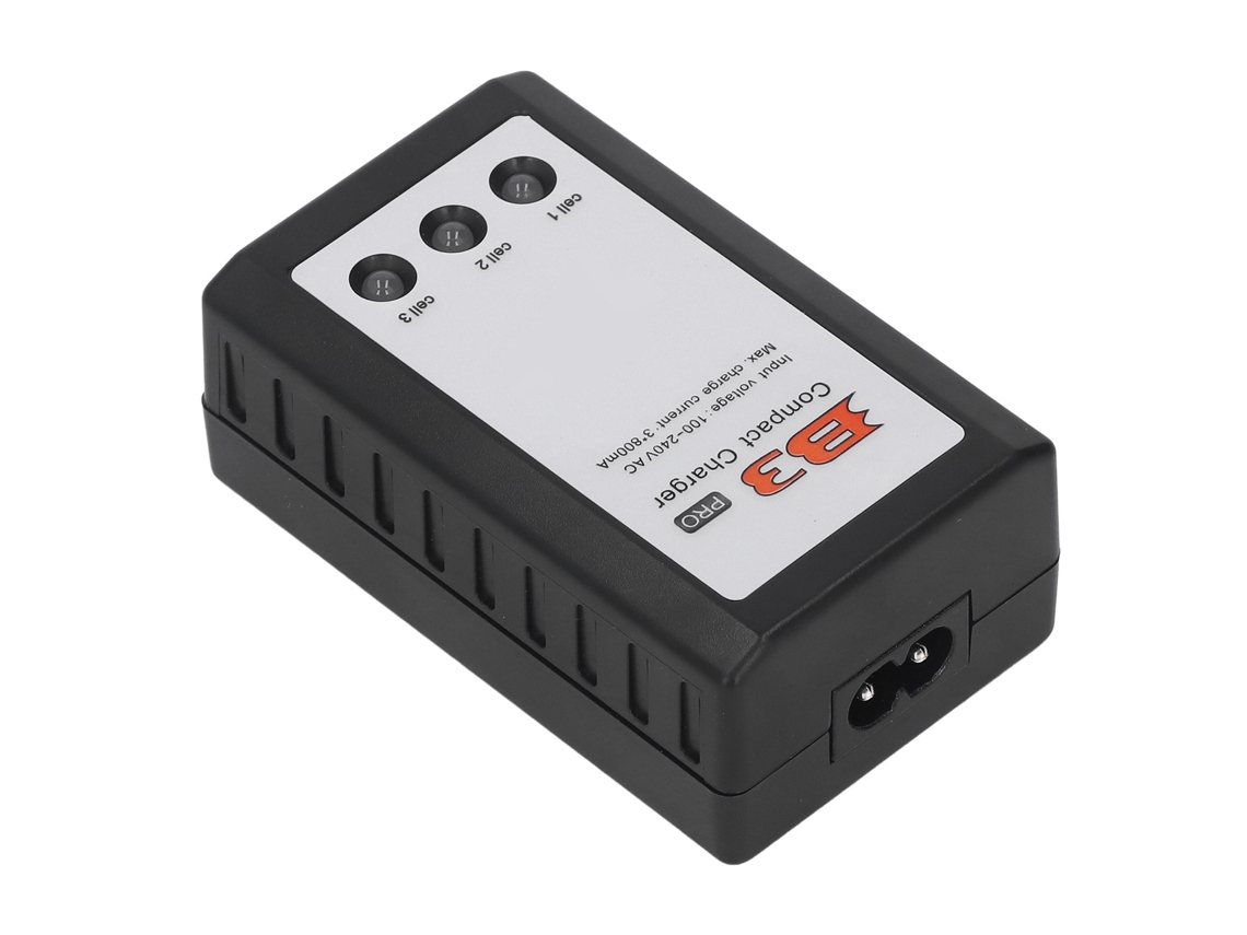 Carregador de bateria de lítio rápido e balanceado com proteção compacta contra sobrecarga B3 AC 110-240V para ferramentas automotivas