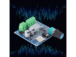 Laxiscreed Placa Amplificador Digital Bluetooth Com Controlo De Volume Ajustável