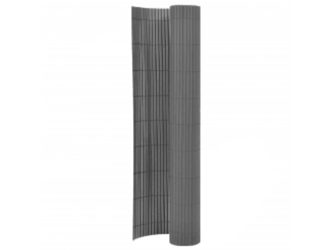 Vidaxl Cerca De Jardim Dupla Face 110x300 Cm Cinzento