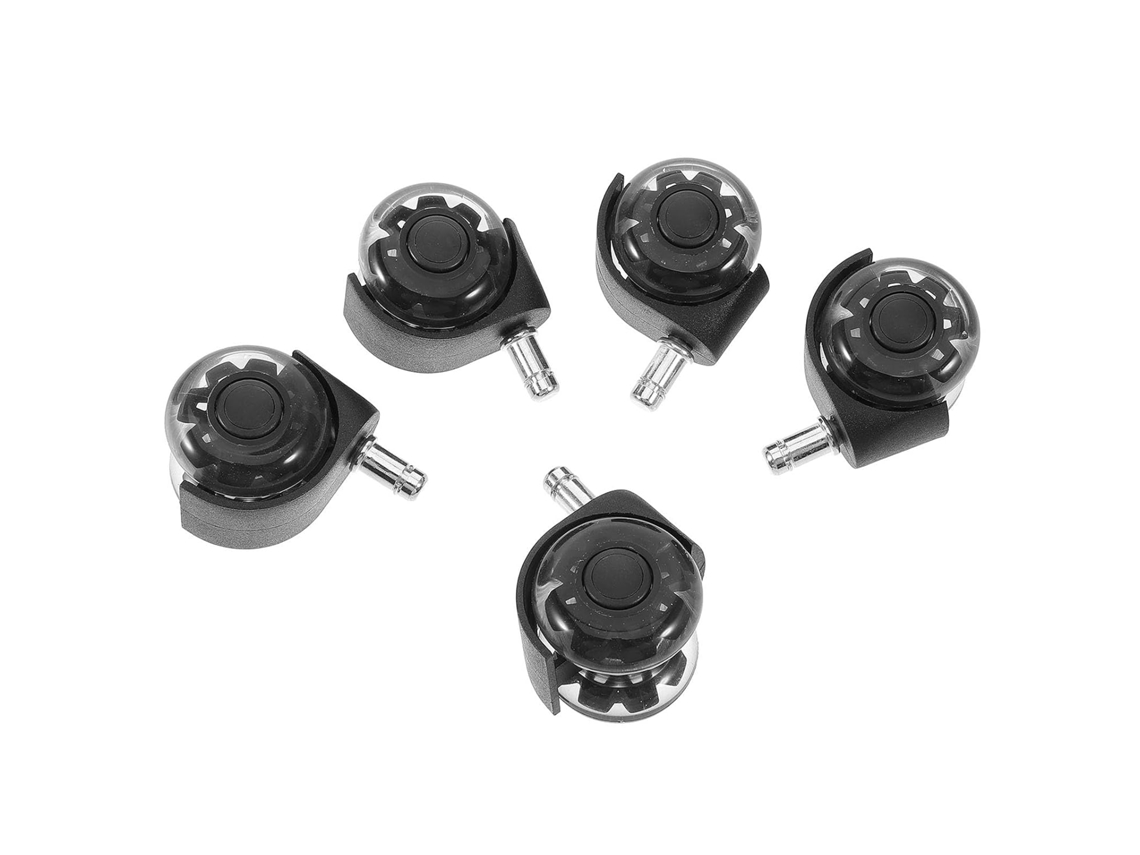 Conjunto De 5 Rodízios Giratórios Silenciosos De 2 Polegadas