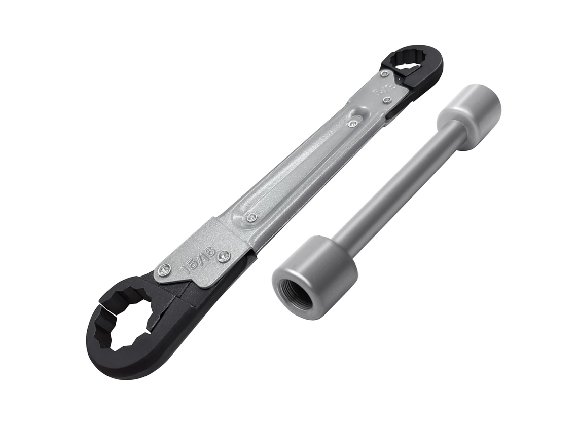 Conjunto De Chave De Parada Angular Aço Niquelado Ferramenta De Remoção Profissional Para Encanadores