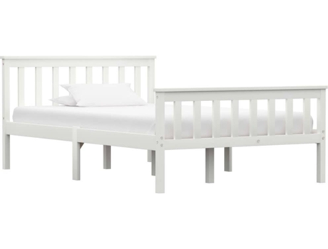 Cama  283216 Pinho Maciço Branco (120x200 cm)