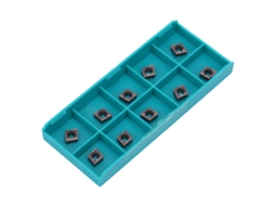 Pastilhas de metal duro Laxiscreed CCMT060204 VP3308 para torneamento CNC de alta precisão