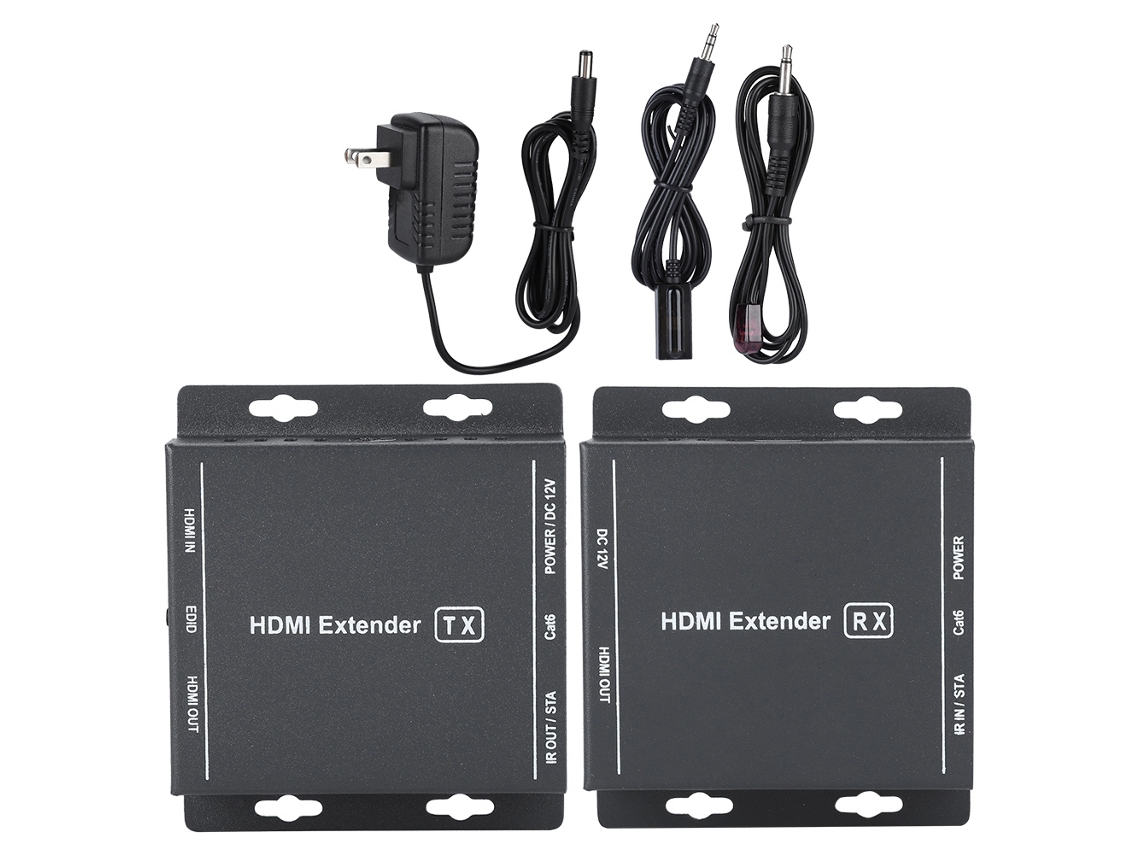 Conversor De Mídia Óptica De Fibra Hdmi 60m Extensor Transmissor Receptor