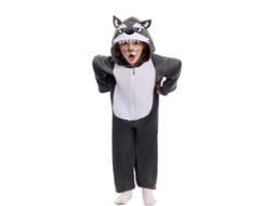 Fato de lobo cinzento para criança