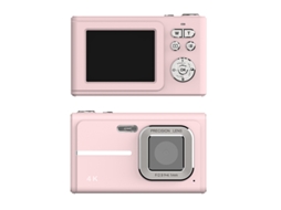 Câmara Digital Tela Hd De 2,4 Polegadas Com Resolução 1080p (rosa) Cuich