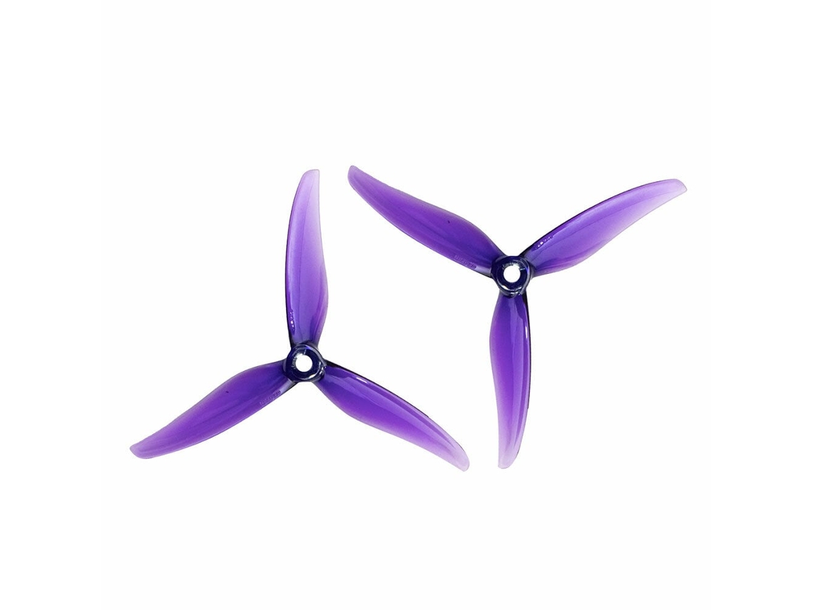 Rosa Claro 6 Pares 6 Pares Hélice Gemfan Fury 5131.0 5,1x3,1 Polegadas com 3 Pás, Furo de 5 Mm, em Pc, para Drones Rc de Corrida Fpv Freestyle MDUG