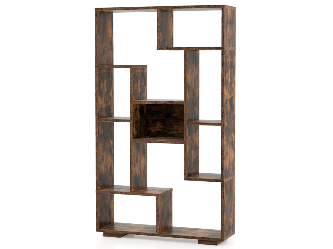 Estante moderna com 11 prateleiras abertas, marrom, 70x20x120cm, NORTHIX | NORTHIX