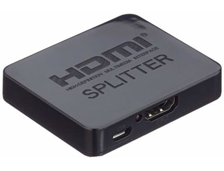 Divisor HDMI 1 >portas 1080P 4K x 2K full HD 3D preto
