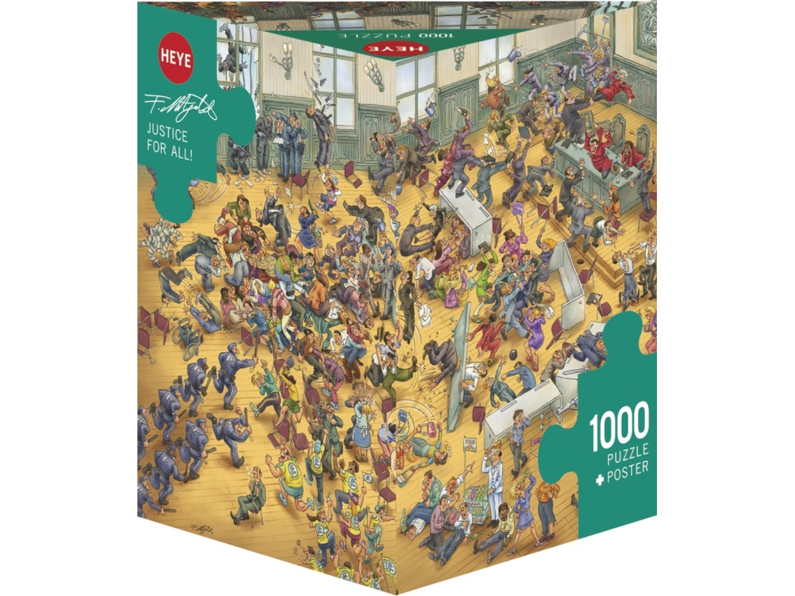 Puzzle 1000 peças Mitgutsch  Justice For All (Idade minima recomendada: 14 anos)