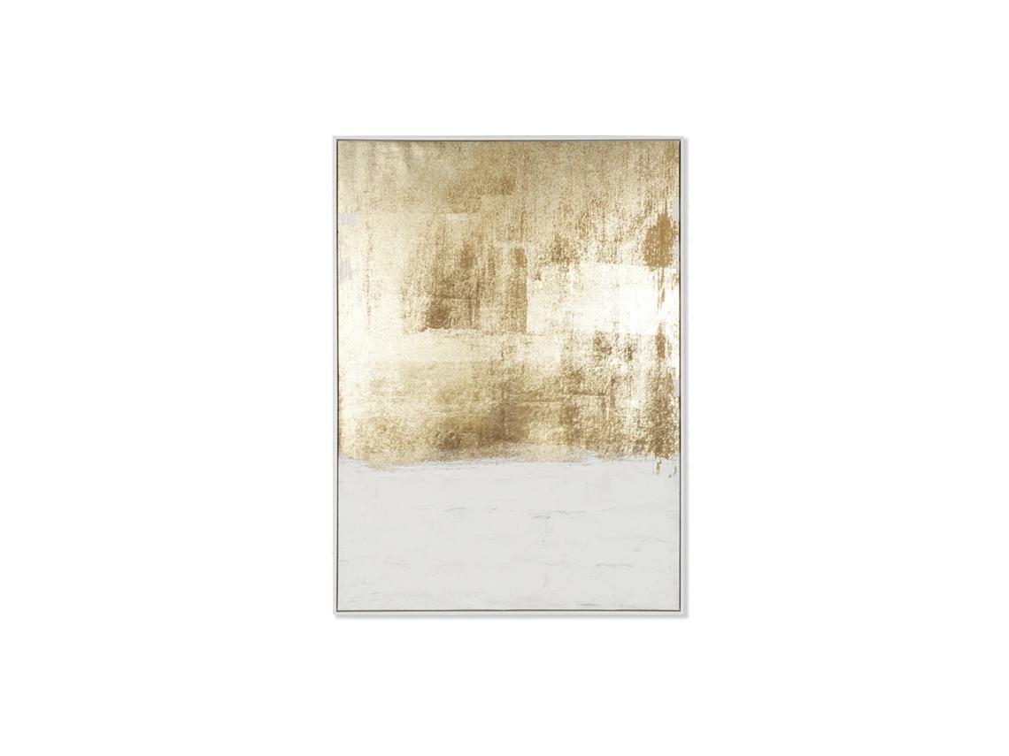 Impressão em Tela Dourada Pintada À Mão, 103x4,5x142,5cm ALEXANDRA HOUSE LIVING