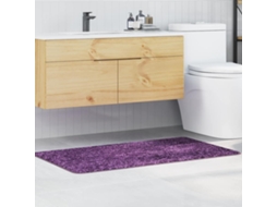 Vidaxl Tapete De Banho Antiderrapante Roxo 70 X 120 Cm Pp