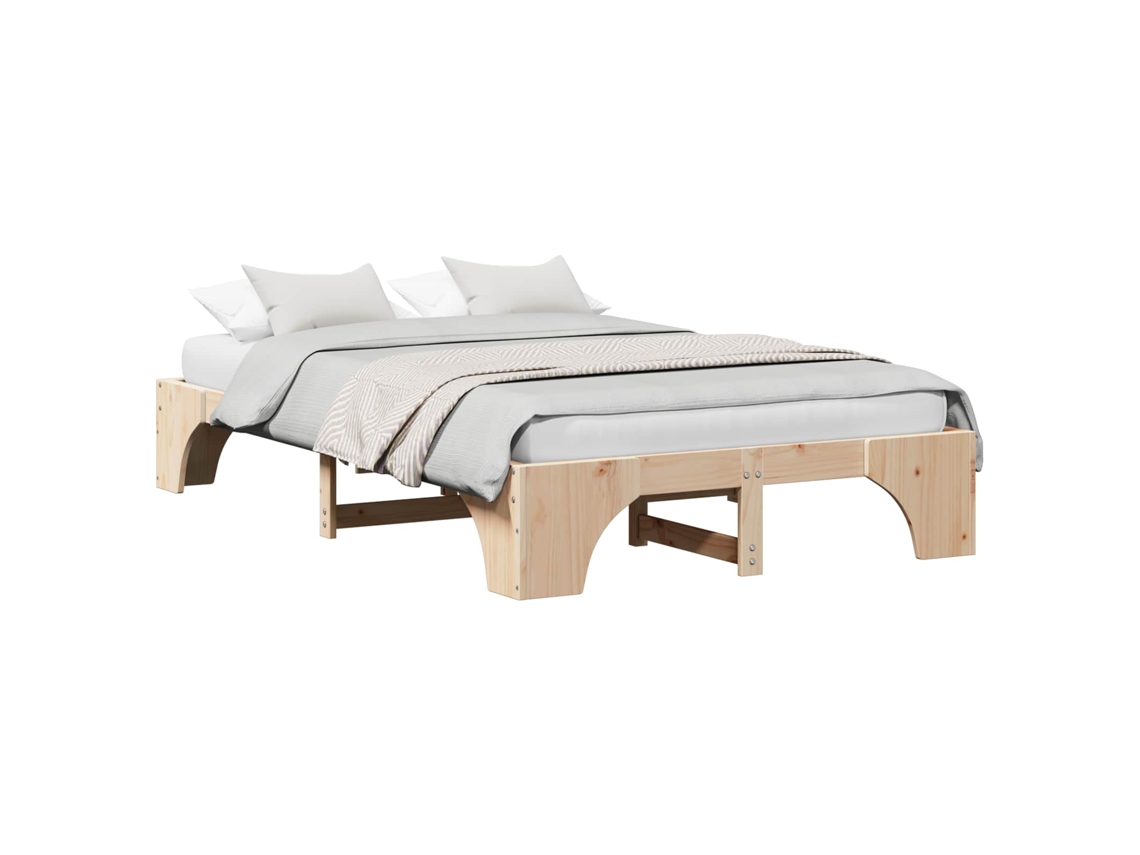 Estrutura da Cama Natural 135 X 190 Cm MAISON EXCLUSIVE