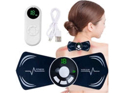 Massageador De Pescoço Portátil Com Controle Remoto, 8 Modos E 18 Níveis Ajustáveis, Miniaturizador Para Drenagem Linfática (mt-1pc)