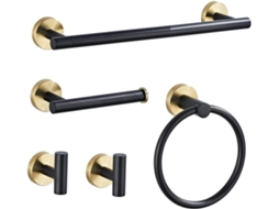 Conjunto De Acessórios Para Banheiro Em Aço Inoxidável, Incluindo Suporte Para Toalhas De Mão Alta Resistência Com