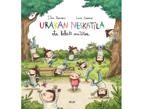 Livro Urakan Neskatila Eta Belaki Mutikoa de Ilan Brenman (Basco)