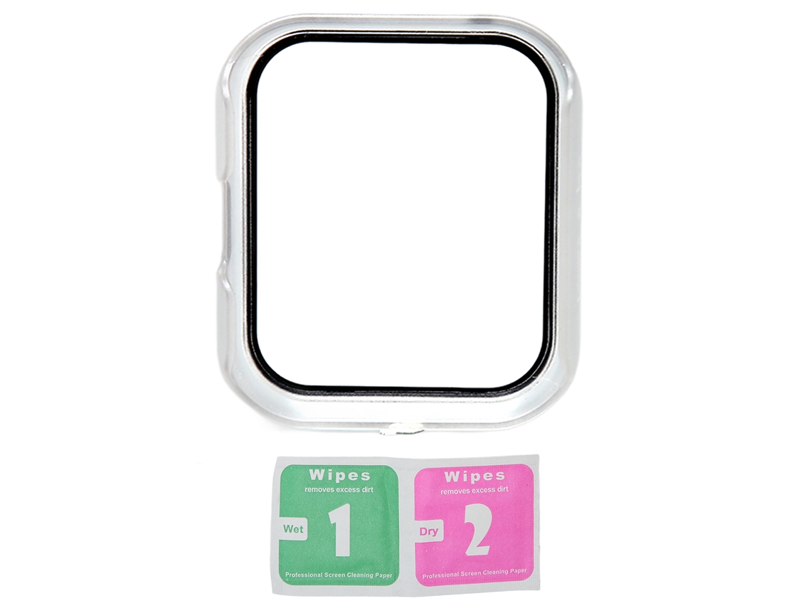 Protetor de Tela de Vidro Temperado Full Coverage para Realme Watch 2 Pro Transparente