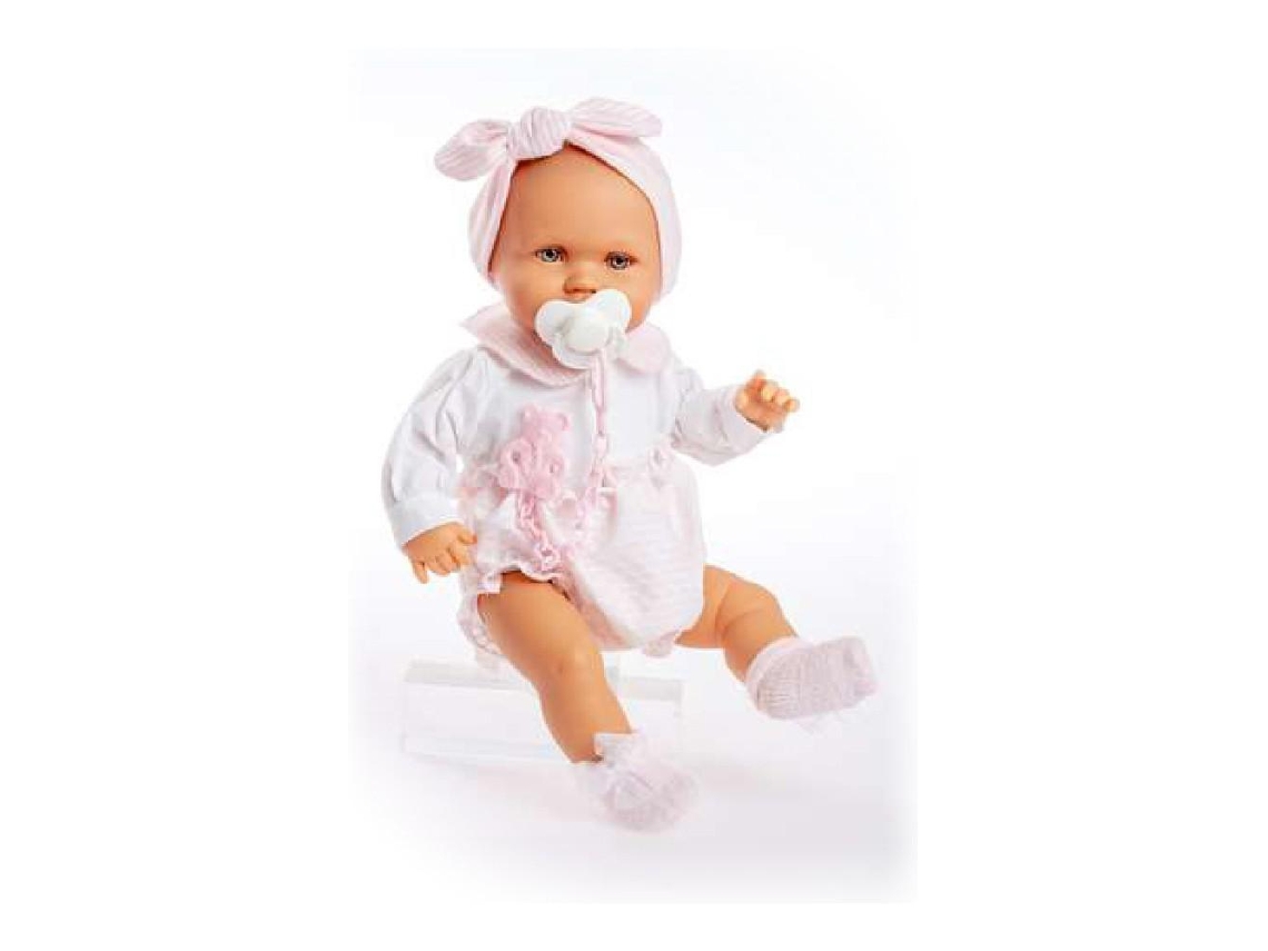 Boneco Bebé Baby Marianna Berjuan Menina 38 Cm