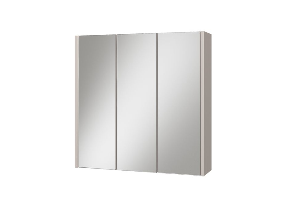 Armário de Banheiro Majest, 67.4x68cm com 3 Portas Espelhadas, Cachemira VICCO