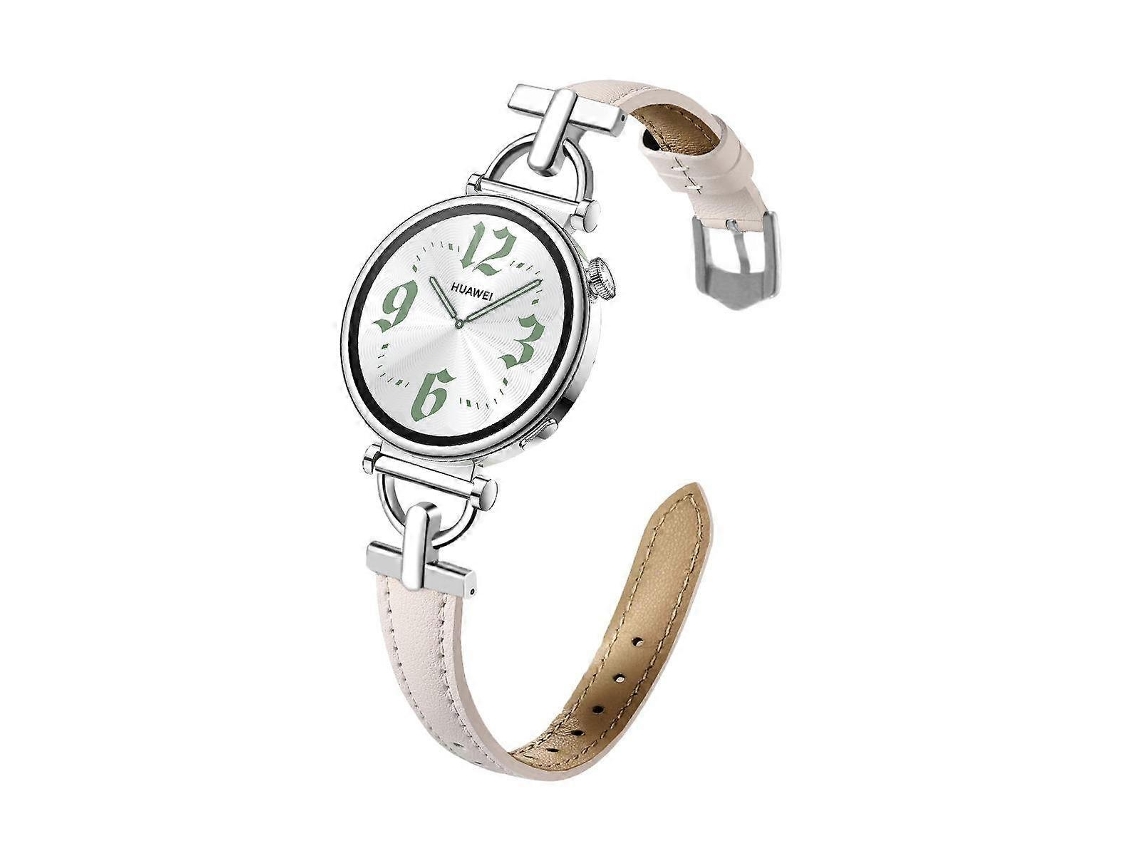 Pulseira De Couro Com Fecho De Metal Em Formato De D E Cabeça Plana, 20 Mm