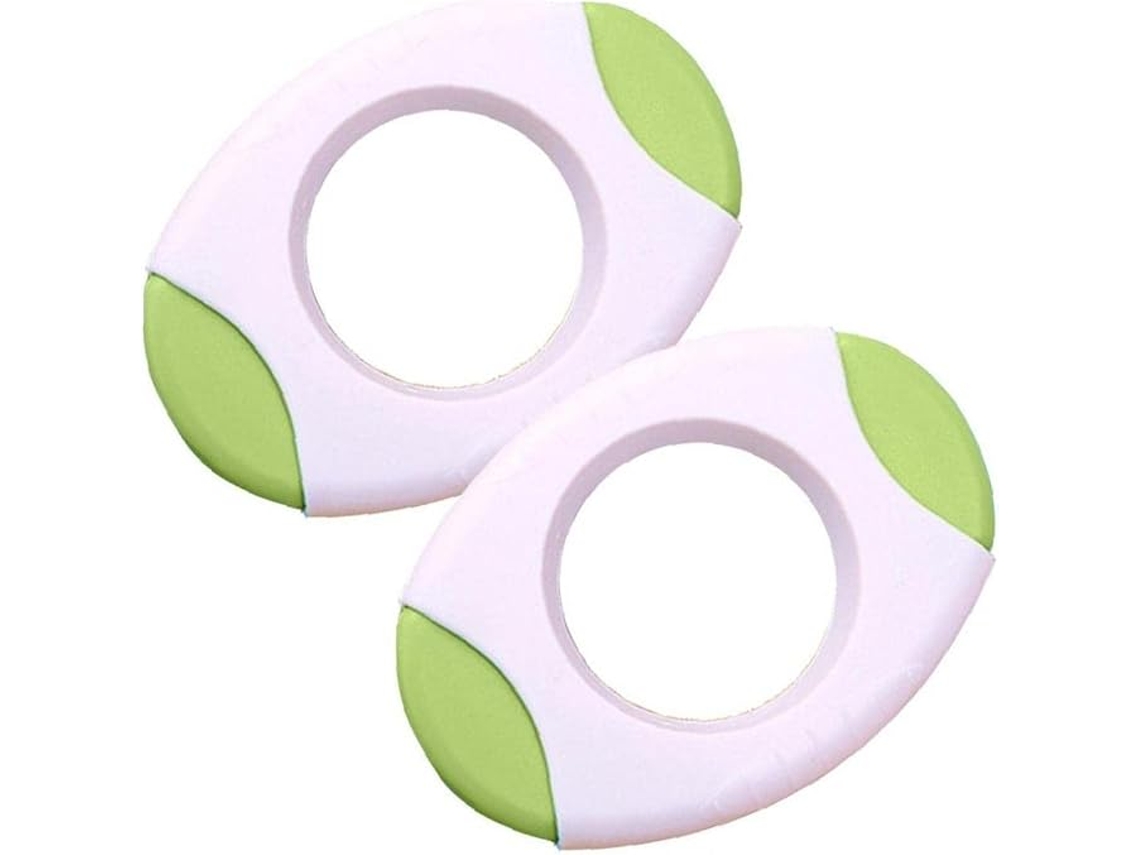 Conjunto De 2 Separador, Cortador E Abridor De Cascas De Ovos, Verde, Para Versões Cozidas, Utensílio Manual De Cozinha