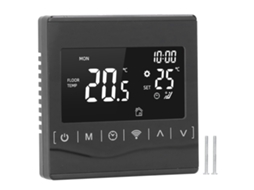 Lurelia Termostato Inteligente Wi-fi Para Aquecimento De Piso Elétrico Com Controlo De Voz De 85 V A 265 V