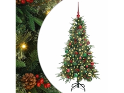Conjunto 1 Decoração De Natal Vidaxl Verde Plástico (150 Cm)