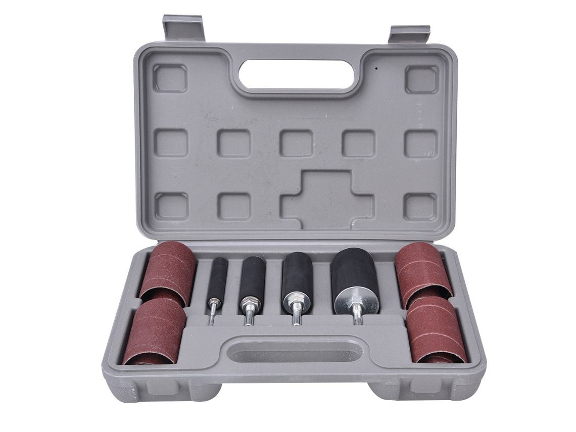 Kit De Lixas Para Metal E Madeira - Ferramenta De Polimento Para Carpintaria - Lixa Com Base