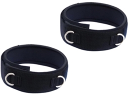 Supvox Conjunto De 2-cintas Coxa Ajustáveis Em Neoprene Com Anéis D, Acolchoadas E Para Treinamento Força