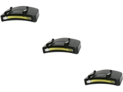 Conjunto De 3 Mini Lanternas Portáteis Cob À Prova D'água Para Camping E Trilhas.