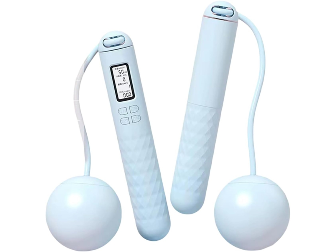 Corda De Pular Digital Para Exercícios Com Cabo Antiderrapante, Ideal Para Ambientes Internos E Externos