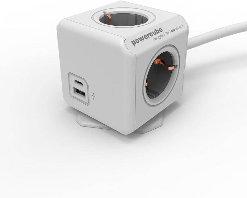 Tomada Extensão ALLOCACOC 4 Tomadas - 1x USB-C - 1x USB-A