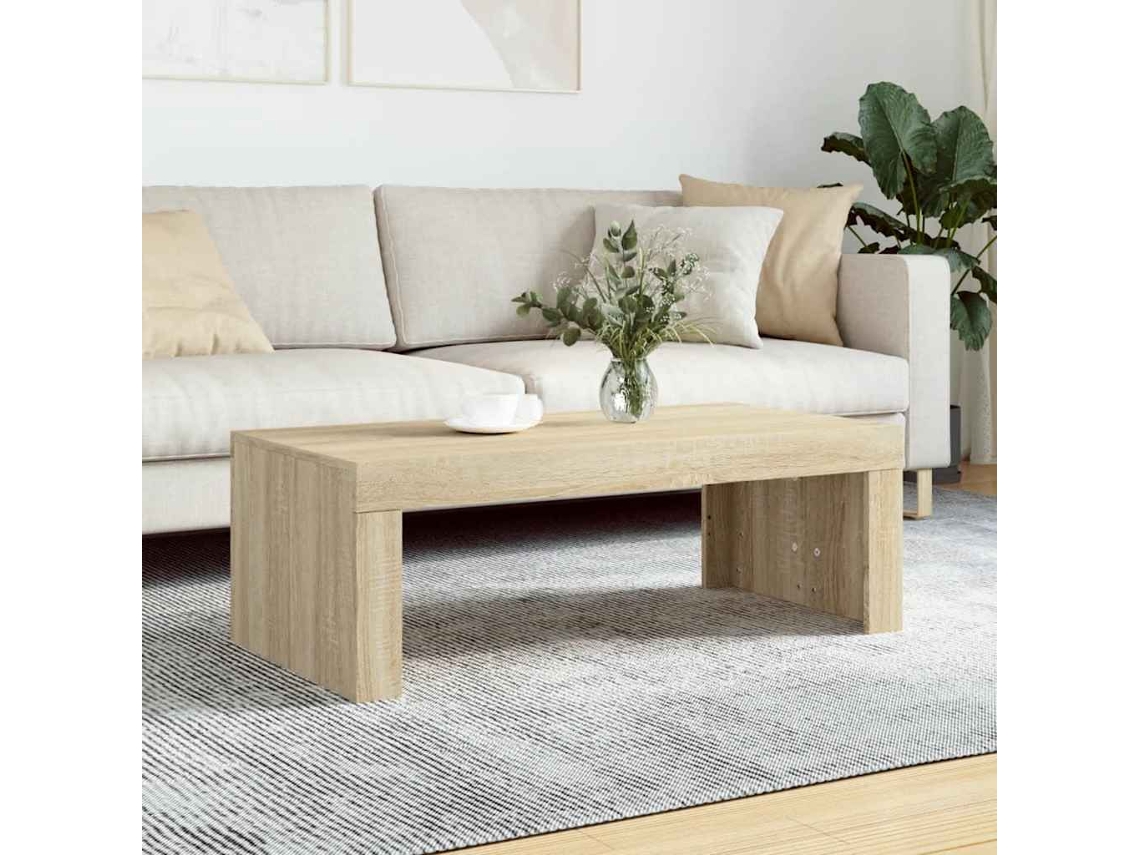 Vidaxl Mesa De Centro 102x50x36 Madeira Processada Carvalho Sonoma