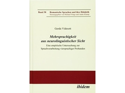 Livro Mehrsprachigkeit Aus Neurolinguistischer Sicht De Gerda Videsott (alemão - Capa Dura)