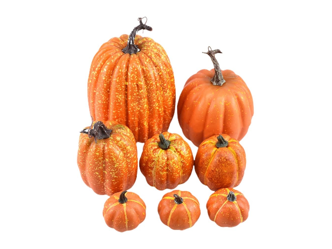 Abóboras Artificiais Halloween Artesanato Decoração Festiva