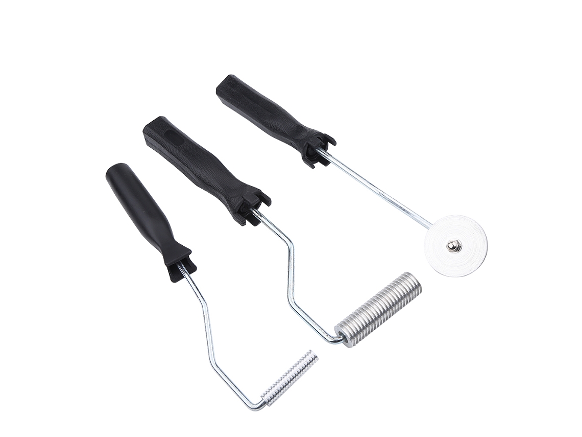 Laxiscreed Kit De 3 Ferramentas De Laminação Manual Em Plástico Reforçado Com Rolos De Alumínio E Fibra