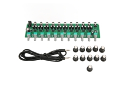 Aetheria amplificador de Fones de Ouvido Estéreo 10 Canais 1 Entrada 10 Saídas Divisor Dc12‑24v