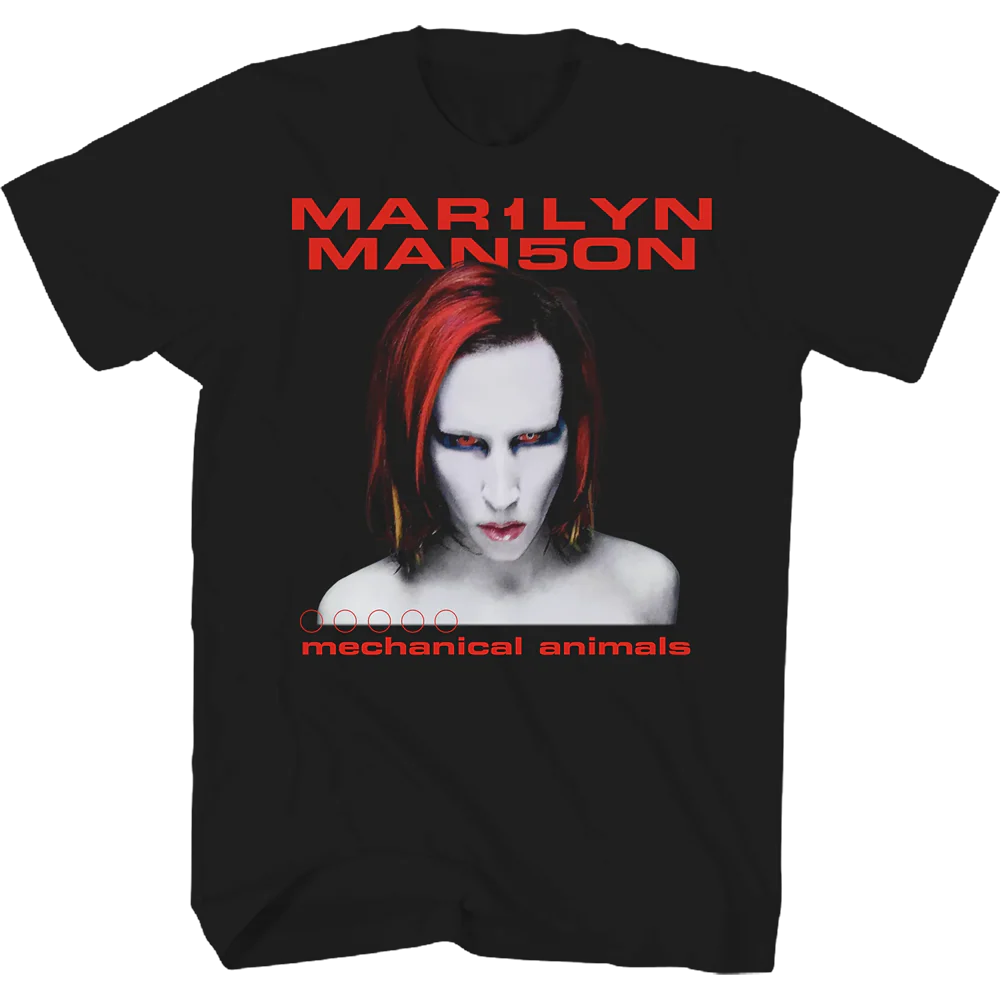 Marilyn Manson Mechanical Animals T-shirt Unisex Rockinstone Size:s