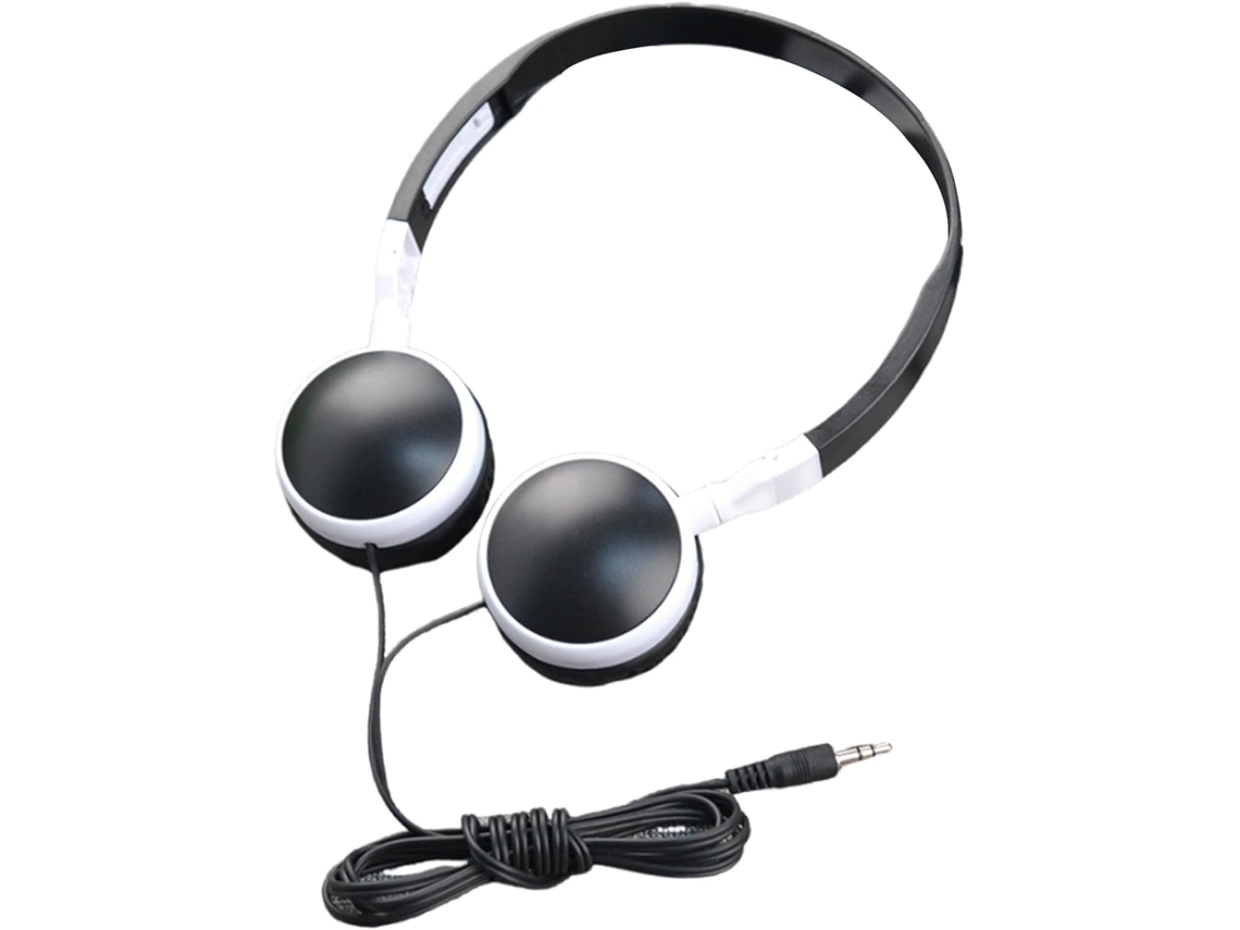 Fone De Ouvido Dobrável Para Pc, Com Cancelamento De Ruído, Com Fio E Design Circumaural Over Ear On