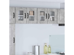 Vidaxl Painel De Lava-louça Kalmar 2 Unid. Cinzento