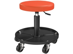Banco De Oficina Com Rodas,área De Armazenamento,altura Ajustável 38-5 Cm,banco Com Rodízios,capacidade De Carga Até 135 Kg,banco De Trabalho G
