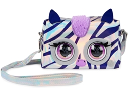 Bolsa de Ombro Brinquedo Purse Pets Metallic Mood Rebel Stripez, Brinquedo Interativo com Mais de 30 Sons e Reações, Brinquedo Infantil